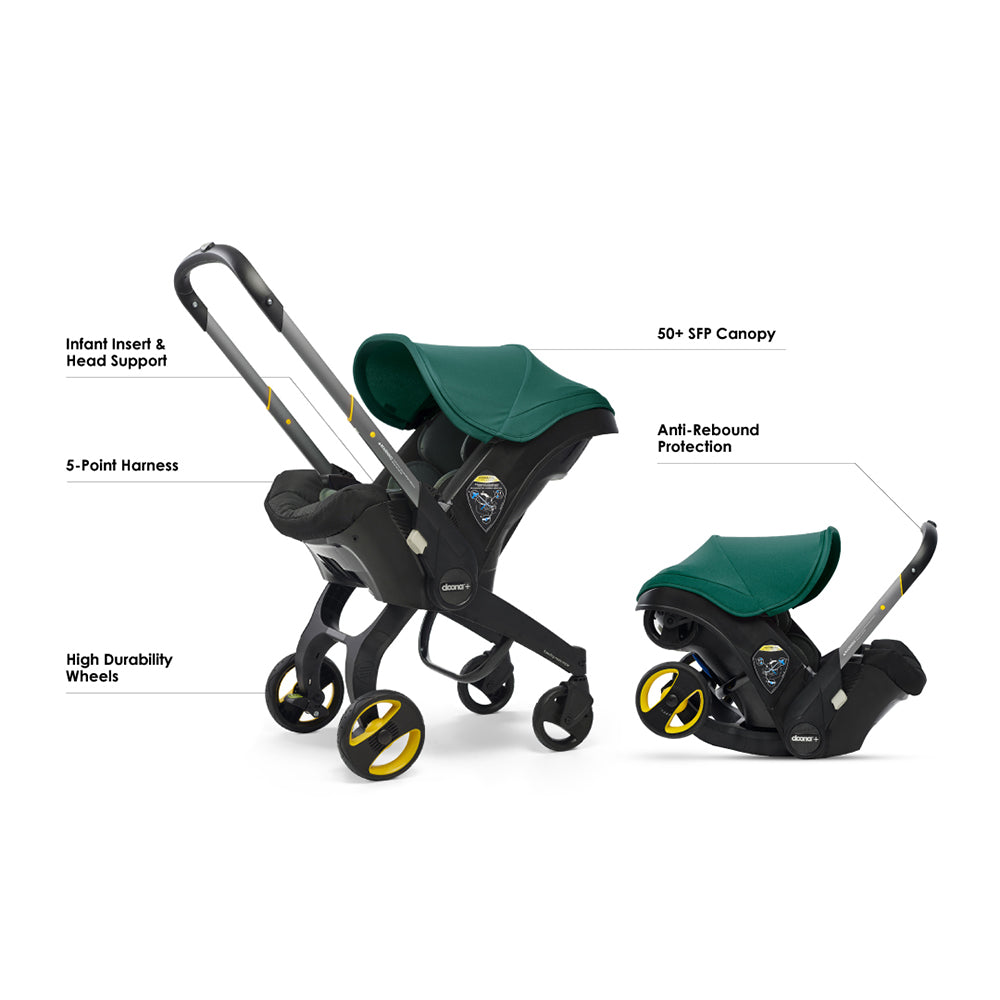 Doona+ Car Seat & Stroller Nitro Black